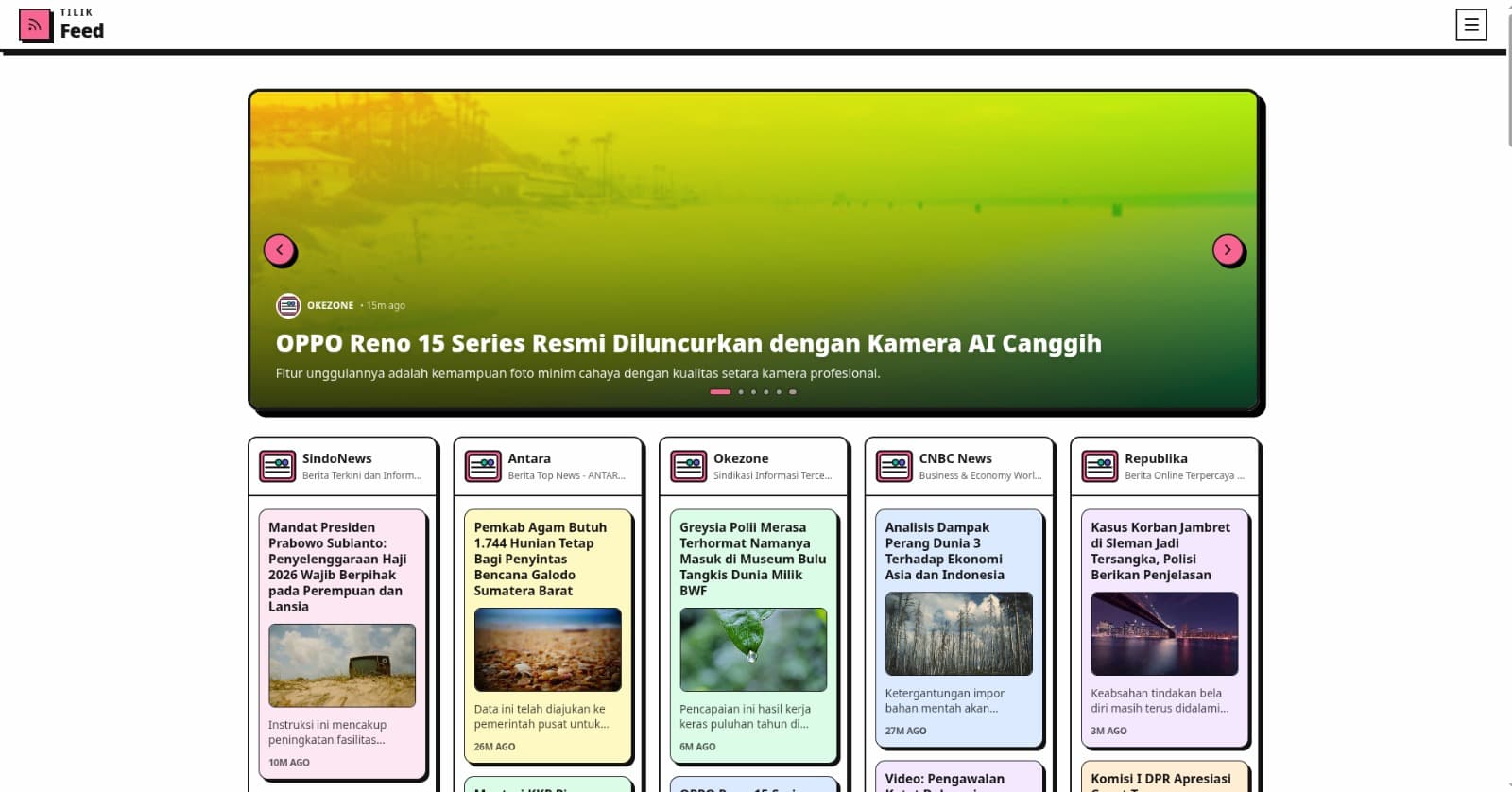 RSS News Aggregator
