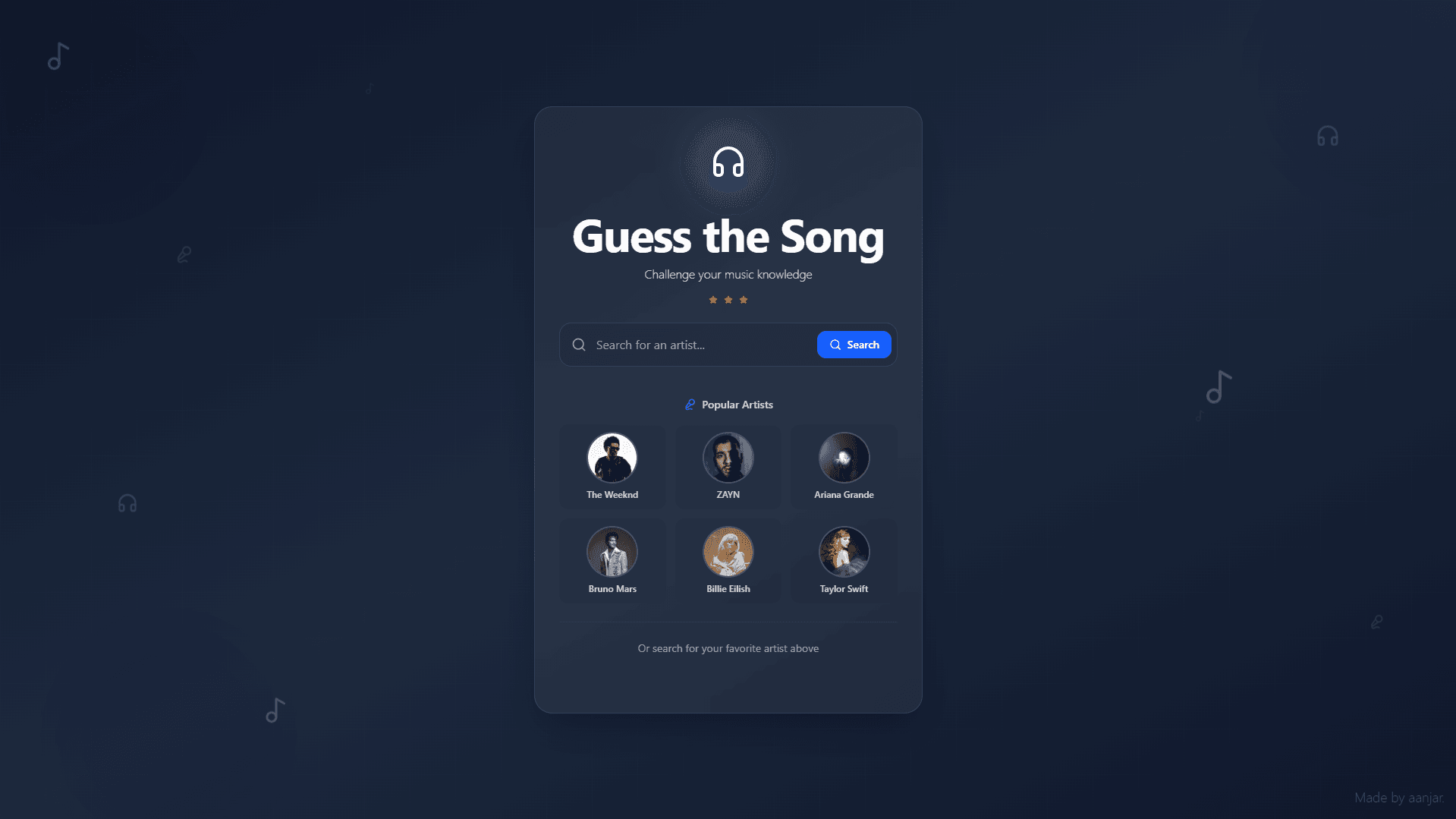 Guess The Song - Music Quiz Game